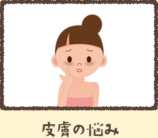 皮膚の悩み